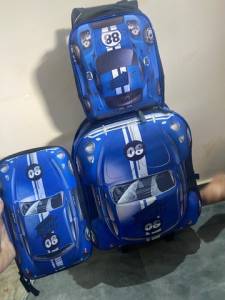 Kit Mochila Infantil Carro
