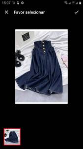 Vendo Saia Jeans Por $85,00