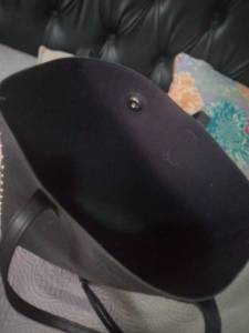 Bolsa De Ombro - Preto - Couro Sinttico