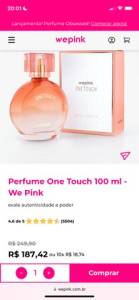 Perfume One Touch We Pink