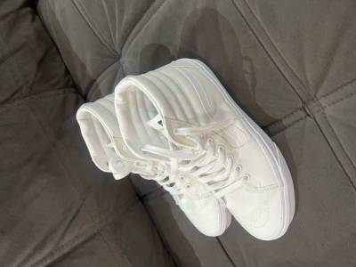 Tnis Vans Cano Alto Branco 39