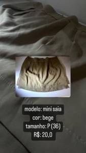 Mini Saia Bege