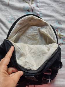Mochila Em Veludo Pequena Unicrnio Com Lantejoulas