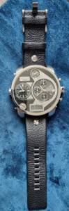 Relgio Diesel Original Semi Novo Com Caixa Grande Ao Inox