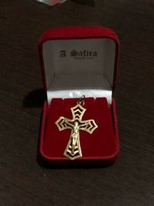 Crucifixo De Ouro 18k 750