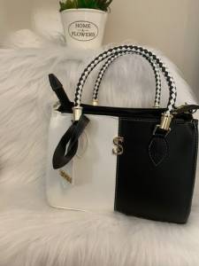 Bolsa Feminina Selten Transversal Bicolor