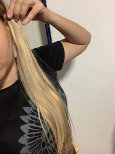 Mega Hair Humano Loiro Blond Na Queratina
