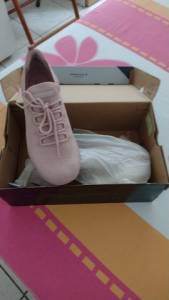 Tenis Skechers Bobs Sparrow  Allegiance Crew Feminino - Rosa + Bege
