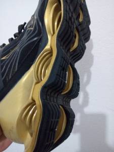 Tnis Mizuno Prophecy X Preto E Dourado, Novssimo Original!