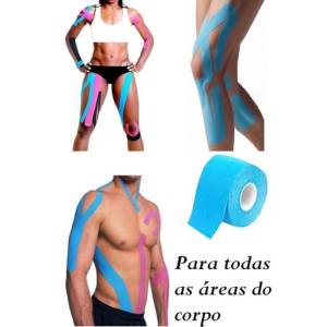 Fita Kinsio Muscle Fix 5x500cm Rolo - Multilaser Hc040