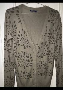 Cardigan Feminino Malha Tricot Areia - Novo