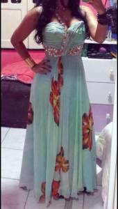 Vestido De Festa Com Pedraria