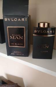 Perfume  Bvlgari Man In Black. Com Caixa.