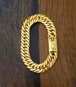Perfeita Pulseira Banhada A Ouro 18k Nova