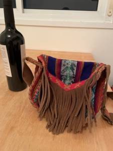 Bolsa Nova Estilo Indgena De Couro