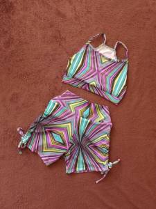 @shinestoreslz - Moda Fitness Com Short Com Lao Lateral