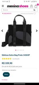 Bolsa Melissa Dulce Bag Preta