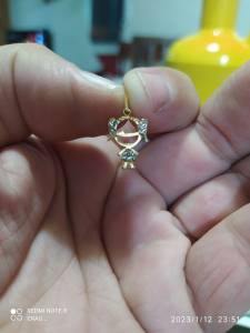 Pingente Menina Em Ouro 18 K(750)
