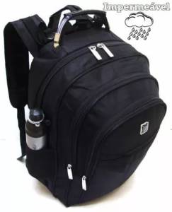 Mochila Reforada Executiva Preta Masculino/feminino - Bezzter (nova)