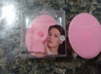 Mini Esponja De Limpeza Facial Em ?% Silicone