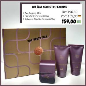 Kit Natura lia Secreto Feminino Perfume Natura