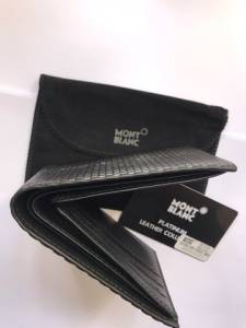Carteira Montblanc Mb Couro Diferenciada Top Grife