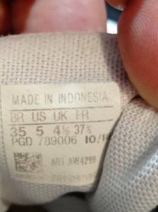 Tnis Adidas Baseline Tam 35 Usado/original Cd 3101
