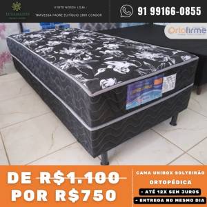Conjunto Cama Unibox - Cama Ortofirme Ortopedico - ( Ultimas Unidades ) -