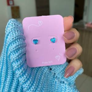 Brinco Zirconia Tiffany Prata 925