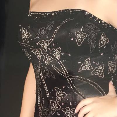 Vestido Longo De Festa Bordado