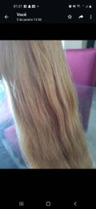 Cabelo Humano Loiro 63cm