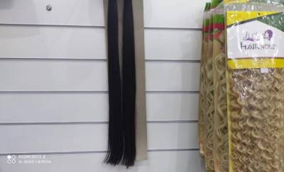 Cabelo Organico 65cm 165g Tufo Liso # 1b