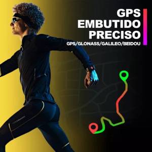 Relgio Smartwatch Com Gps Tela Amoled A Prova Dgua Natao
