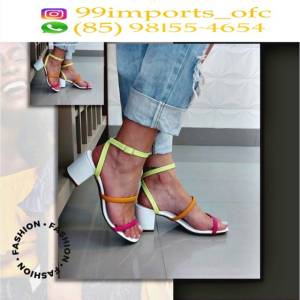 Sandalias (leia O Anncio) Sandalia Salto 6 Cm Feminino