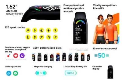 Mi Band 7 Global Original Lacrada + Pelicula De Brinde
