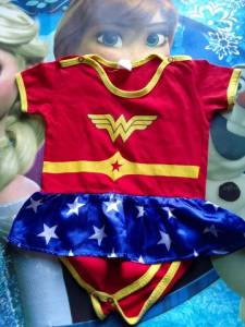 Body Infantil Mulher Maravilha Tamanho G