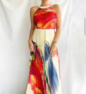 Vestido Longo Estampado