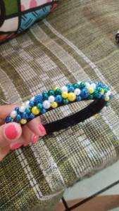 Tiara Com A Cor Do Brasil