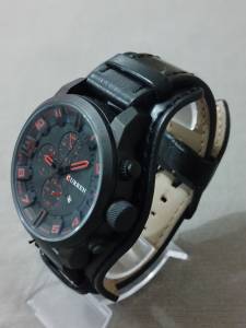 Relgio Masculino Curren Pulseira Em Couro