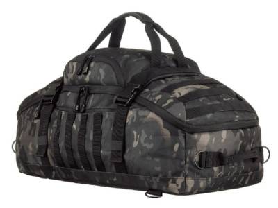 Mala Mochila Expedition Camuflado Warskin Black - Invictus