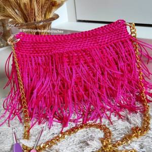 Bolsa Feminina Transversal De Franjas Bolsa De Franjas