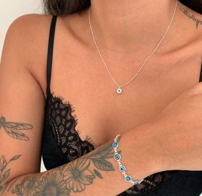 Conjunto Olhos Grego, Prata 925