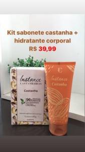 Kit Eudora Sabonete + Hidratante Castanha