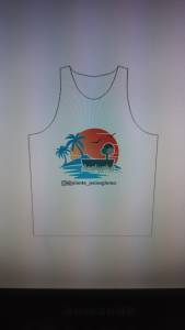Abada Branco 100% Polister Sublimao