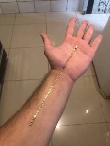 Corrente E Pulseira Banhadas A Ouro