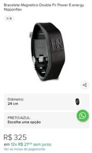 Bracelete Magntico Fir Power.