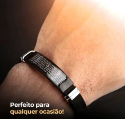 Pulseira Masculina Pai Nosso