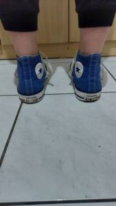 All Star Converse Azul Cano Alto Original - 38
