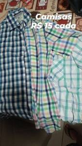 Camisas R$15 Cada
