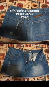 Mini Saia Billabong R$40